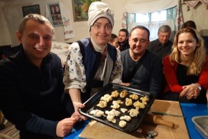 Соромитницкие вечерницы, Полесская хата
